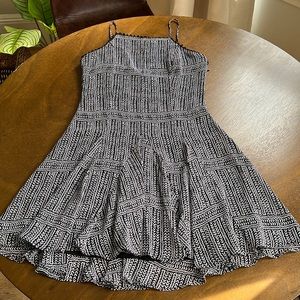 BCBGeneration Black & White Print Dress